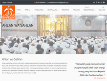 Tablet Screenshot of masjidannuur.com